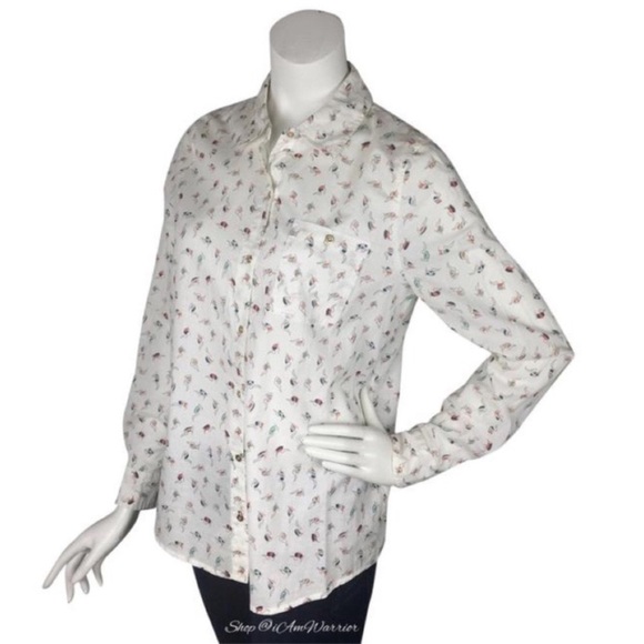 C.Wonder nautical flag print button down shirt *shop@iamwarrior - Picture 3 of 10